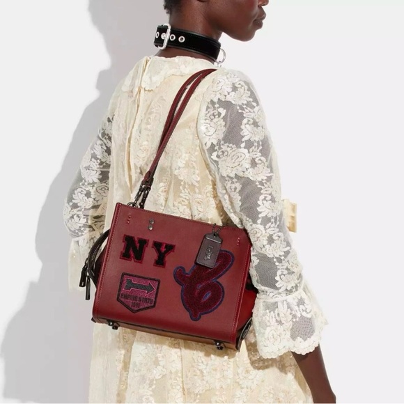 COACH Rogue Bag 25 With Varsity Patches - Picture 6 of 7